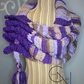 Purple Passion Keyhole Scarf