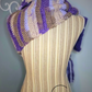 Purple Passion Keyhole Scarf