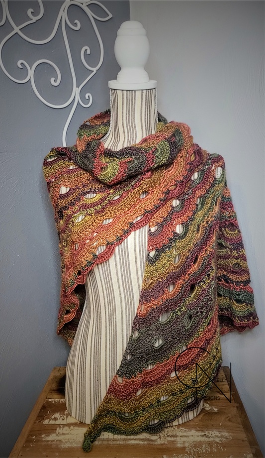 Bronze Star Shawl