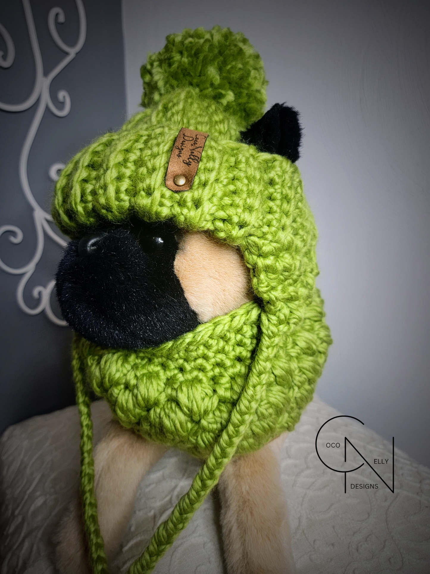 Lime Green Dog Set