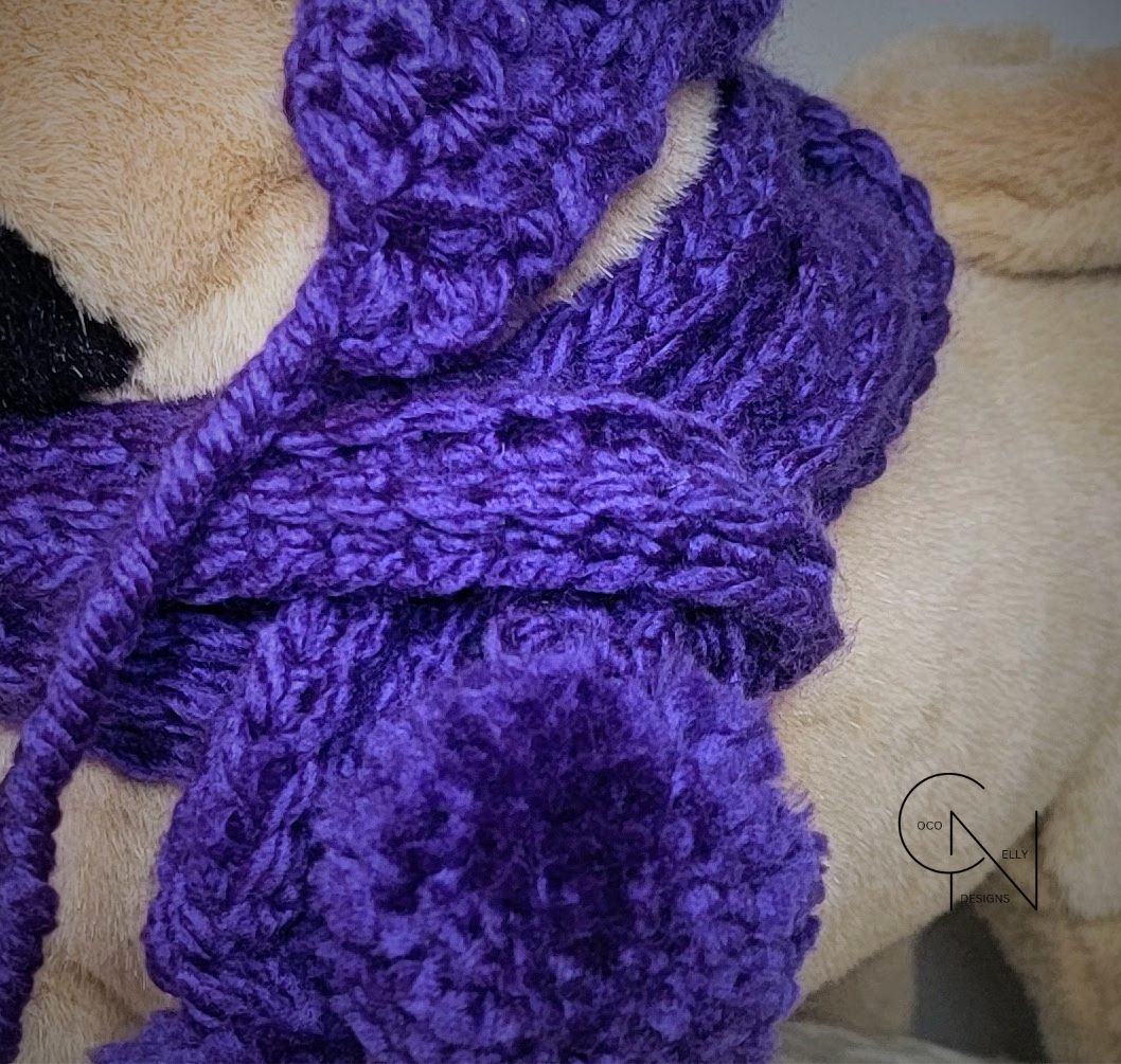 Purple Durple Dog Hat & Scarf